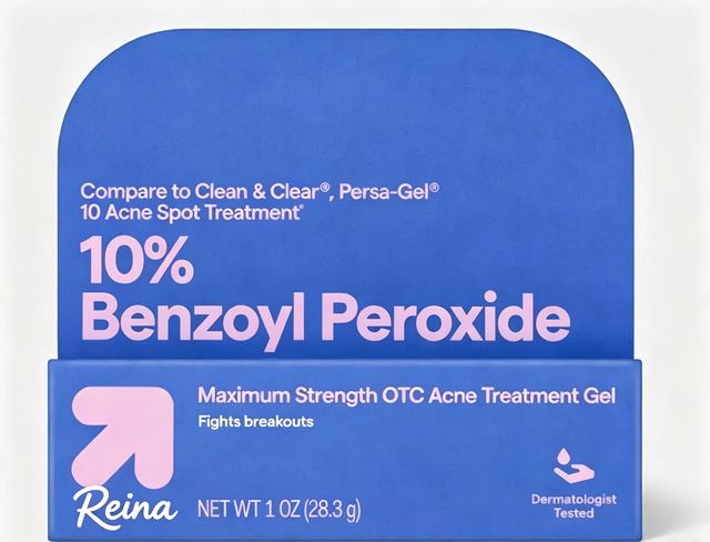 10% Benzoyl Peroxide Acne Spot Treatment Gel Maximum Strength OTC Acne Treatment