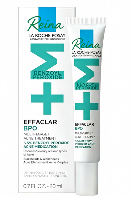 Effaclar BPO 5.5% Benzoyl Peroxide Multi Target Acne Treatment Gel 20ml