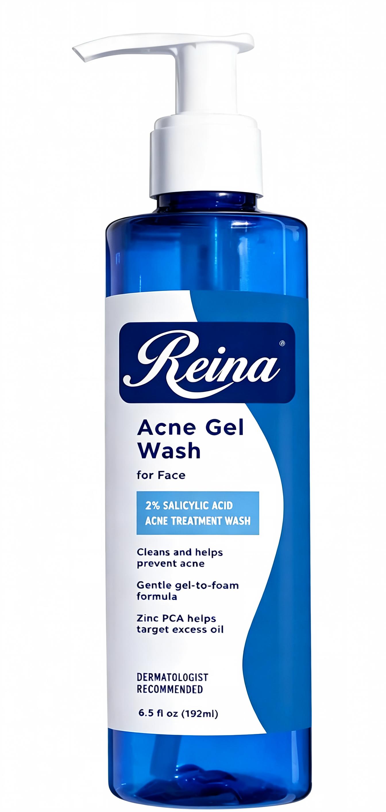 2% Salicylic Acid Acne Gel Wash Gentle Gel To Foam Facial Cleanser For Face