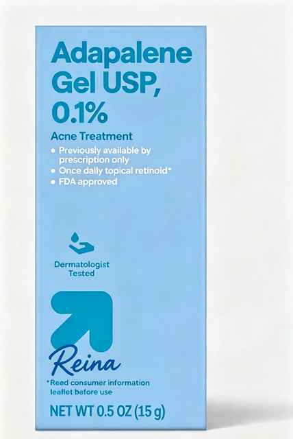 0.1% Adapalene Gel USP Once Daily Topical Retinoid Acne Treatment Gel